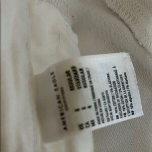 American Eagle Outfitters Women's Straight Leg Jeans - White